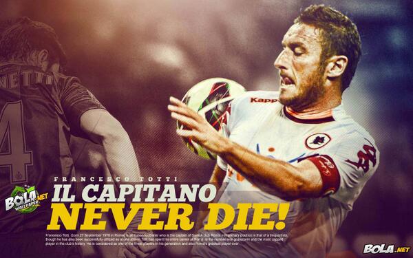 #Respect #Legend RT <a href="/Bolanet/">Bola</a>: HBD Francesco Totti, long live the King of Rome! | Cc: <a href="/OfficialASRoma/">AS Roma</a> <a href="/RomaIndonesia/">Roma Club Indonesia</a>