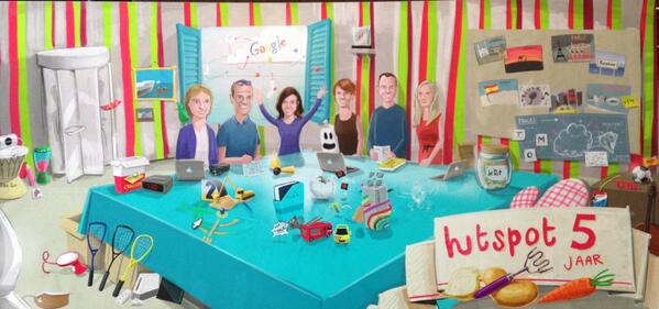 Hoe gaaf is dit! @Jngnsvdtknngn komen de tekening Hutspot 5 jaar brengen! (nu met foto) #hutspotnl