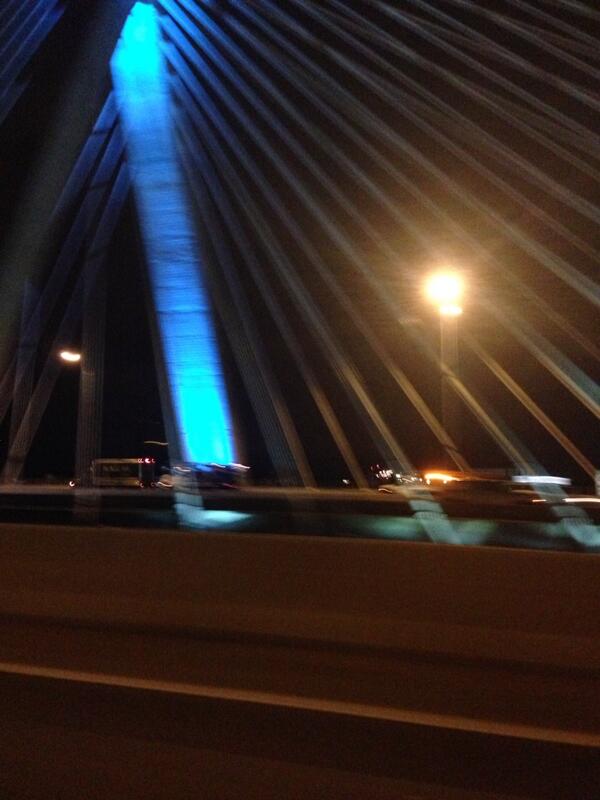 k8dris's tweet photo. #tobin bridge http://t.co/GrYXmOXvDI