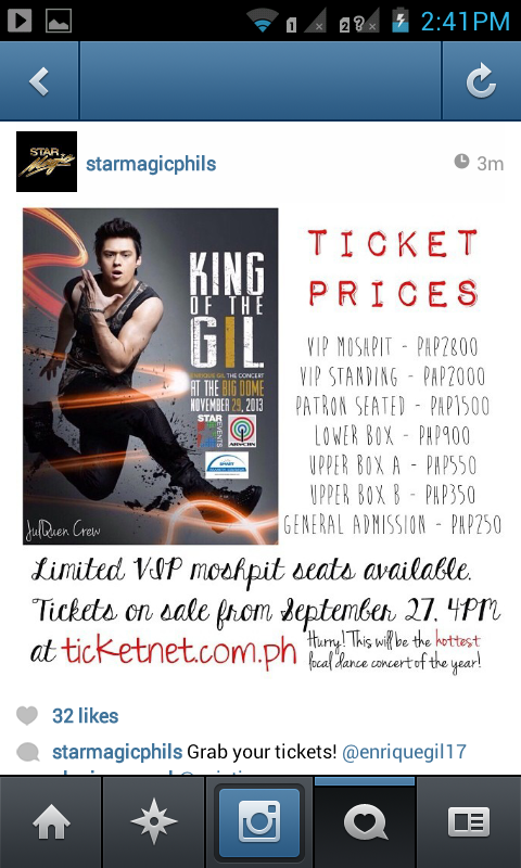 itsGRACIELA's tweet image. King of the Gil concert 
sana mapasama talaga si devs ^__^ #devquen