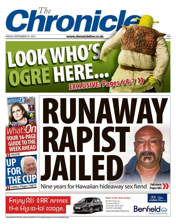 The Chronicle on Twitter: "Today’s front page: Get your Chronicle for