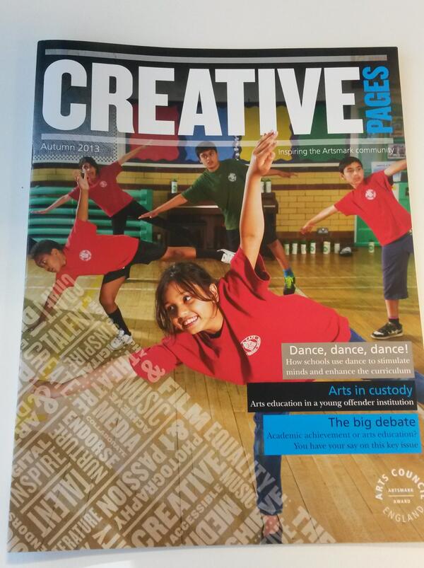 Artsmarkaward's tweet image. The latest edition of our membership mag #CreativePages has landed. Read it yet? What was your favourite feature?