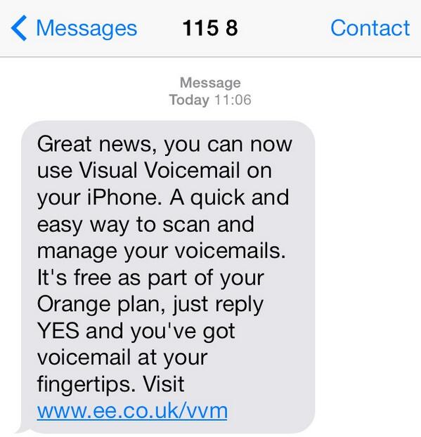 daleybaxter's tweet image. About time to!! #Orange #EE #VisualVoiceMail