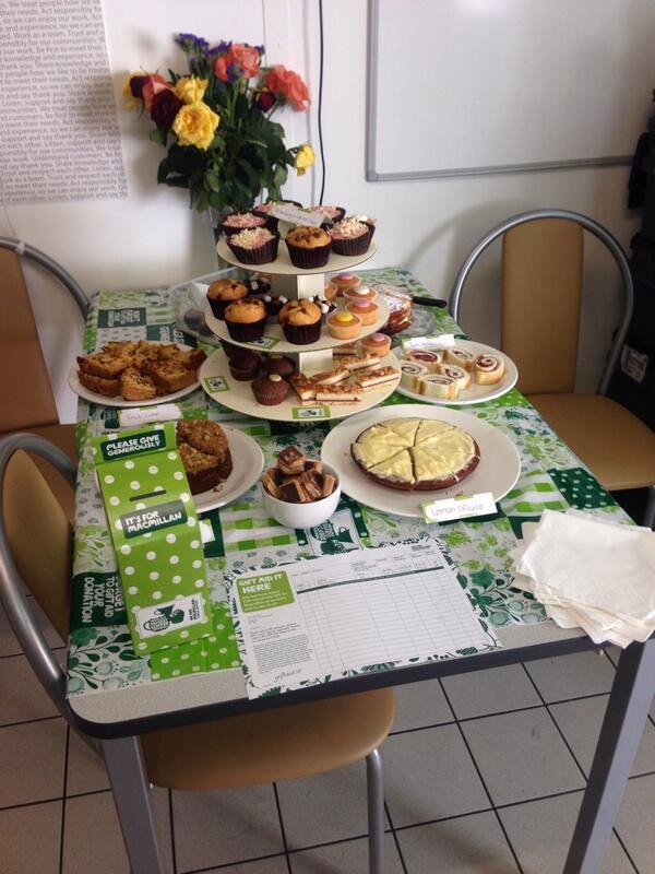 Coffee &amp; cakes provided by <a href="/HannahHarriden/">HannahHarriden</a> all proceeds go to Macmillan cancer relief all welcome