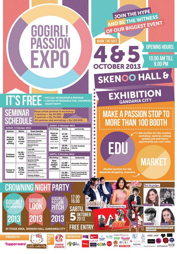 “<a href="/mjprojectindo/">mjprojectindonesia</a>: CU @GogirlMagazine #expo at skenohall gandaria city booth 16 . ”
