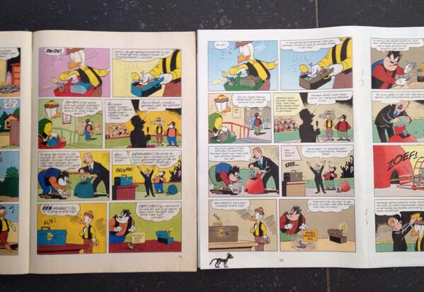 boytjuh27's tweet photo. @DonaldDuckNL @WillieWortelNL wat toevallig dat #Willie deze week #hetzelfde meemaakt als in nummer 12 uit 1984! http://t.co/dF7QX967dm