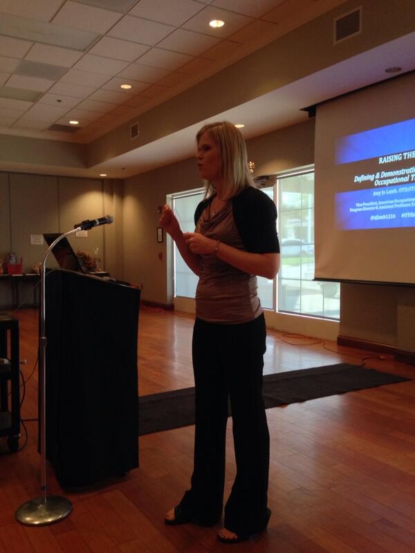 davidsmcguire's tweet image. @ajlamb1216 at TNOTA conference. #otdistinctvalue