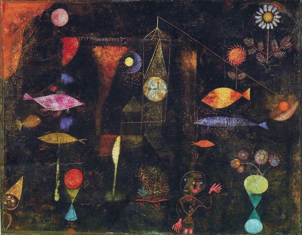 パウル・クレー『魚の魔法』(1925) Paul Klee -Fisch Zauber #表現主義