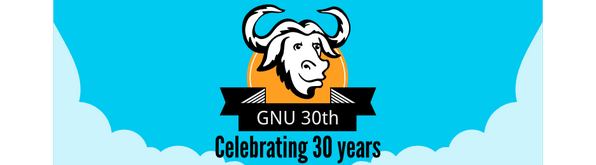 o_nixdotcom's tweet photo. Celebrate GNU's 30th anniversary with GNU-a-Day, 30 software freedom actions you can take in the month of September. http://t.co/f0s8ePLKRb