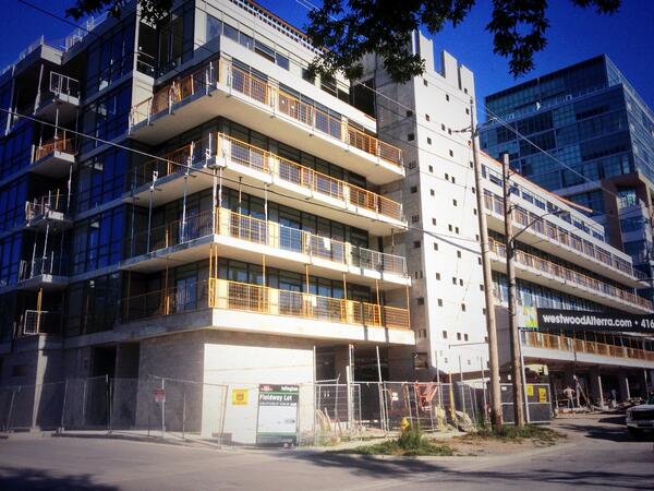 Windows up to the fourth floor <a href="/WCondo/">Westwood Condos</a> !