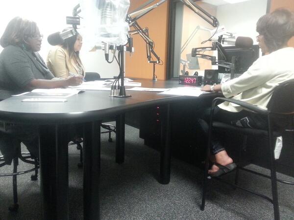 ICANSCHOOL's tweet photo. First picture from @thekymsellers's Woman to Woman interview with @UCPPrincipal and @LEP4SUCCESS! #StayedTuned http://t.co/Rpi8rg1vnD