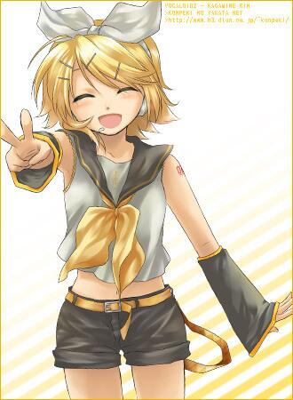 VocaloidGirls's tweet photo. @mercenarynight Rin: Hi! http://t.co/t8qqfrNQDF