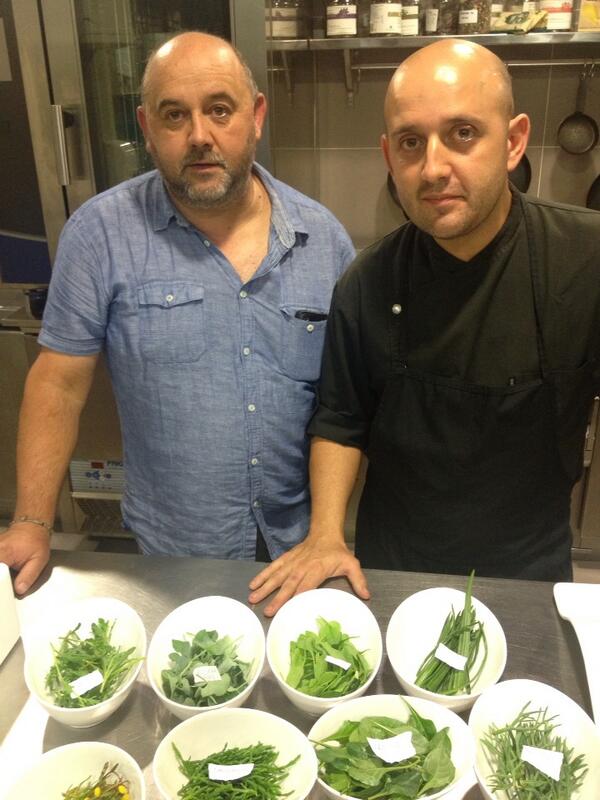 JCCapel's tweet photo. Más allá de las algas. Vegetales costa. #AulaAntonioMuiños, colaboración brillante con @Mugaritz http://t.co/qqBgN0t6kl