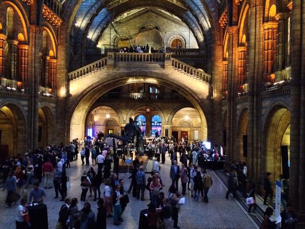 Work's over and Central Hall is the setting for science tonight. Join us for #SU2013 - we're open 'til midnight