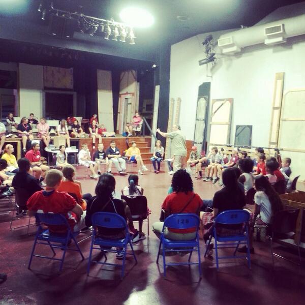 DBGuild's tweet photo. Mr. Leibrecht having fun in the theatre at DB's Annual Cav for a Day!  #dbcavs http://t.co/LswrrtISmo
