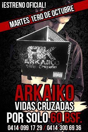 EsArkaiko's tweet photo. #ESTRENO #1roDeOctubre #VidasCruzadas De @ArkaikoMc / @Raplatino @RappersVzlanos @RapEnBandaVzla @hiphopcomve #RT #FF http://t.co/Vys4ZVtxEl