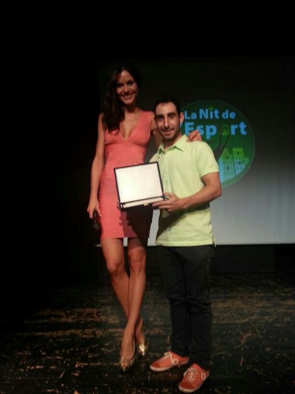 Fran Jaraices galardonado en la Nit de l'Esport de Badia. Enhorabuena!!!