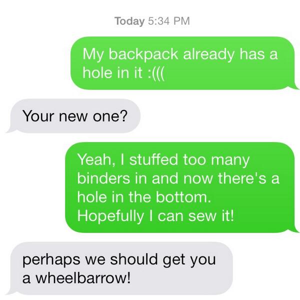 slang1417's tweet image. Convo with mom 😂 #ptschoolproblems