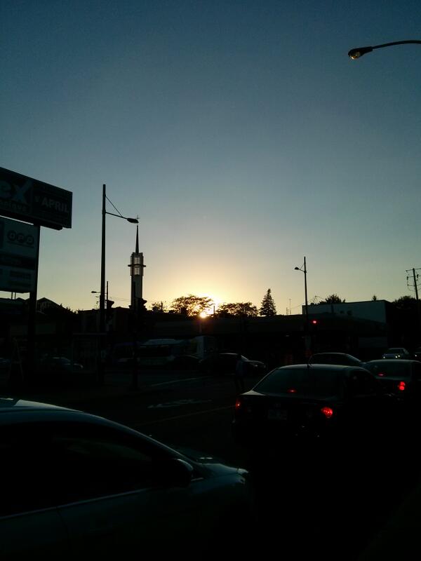ananthmv's tweet image. As the sun sets in #Montreal , #clojurecup raises !!