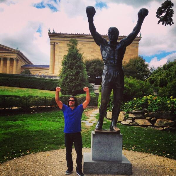 Metallica's tweet image. Quick stop on our way to DC! #Metallica #MetallicaMovie #adrian!!!