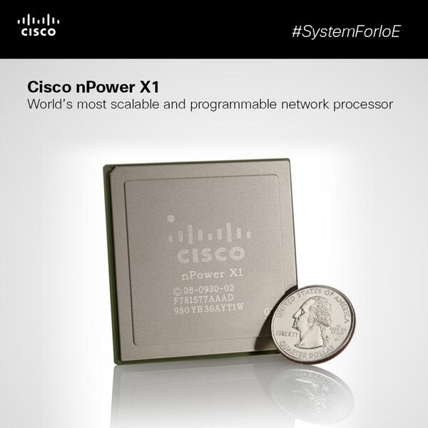 CiscoCanada's tweet image. Have you seen the world’s most advanced #NetworkProcessor? Prepare to be impressed! cs.co/6014whba