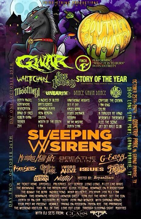 ATragedyAtHand's tweet photo. Our next show w/Gwar, Whitechapel, Unearth, Miss May I, Capture The Crown, For Today and tons more!! http://t.co/DkvcuDZ5dn