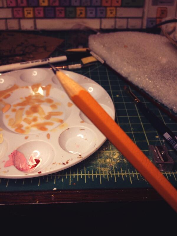 Pajji's tweet image. I just sharpened my first pencil since 2004!...not gonna lie....it felt weird. #computerlife