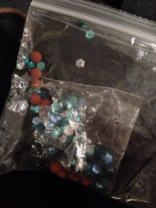 Day glow essentials ... Glitter and Advil.. 👍 http://t.co/7Fz4nPIPr2