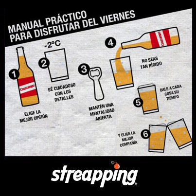 streapping's tweet photo. ¿Dónde van a disfrutar de este viernes? Les dejamos un manual para hacerlo! http://t.co/eJraTfF1Zv