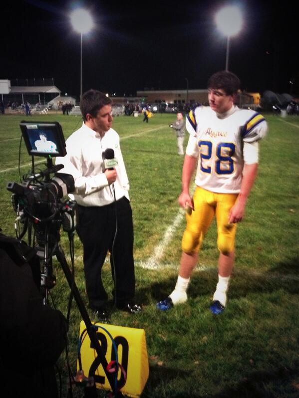 Cthingsmyway's tweet image. Good job little bro @MThingstad2 #222yards #3touchdowns