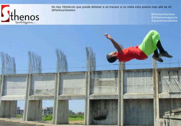 SthenosMagazine's tweet photo. @cachamayrunners @ParkourGenesis #queremoscatedral @Yago_Parkour http://t.co/Gp6CkXLOJV