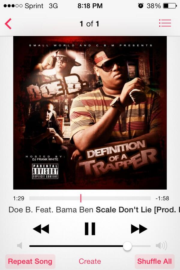334SLIM's tweet photo. "Scale Don't Lie" - @CBMDOEB Feat. Bama Ben  #TweetYourFavDoeBsong http://t.co/nK6559F3Dd