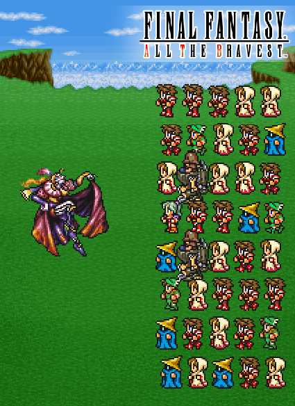 Jony_X's tweet photo. FINAL FANTASY ALL THE BRAVEST is here! An easy-to-play adventure with massive battles awaits! #FF_ATB http://t.co/uPUM8BJtfE