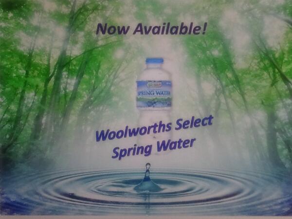 RachelStehn's tweet photo. Attemptimg some professional looking signage for Select Water. On my 'L' plates with this one! http://t.co/Yk03MgXVOD