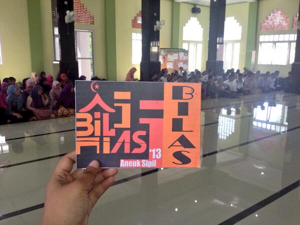 Bilas 2013 now at mushalla teknik