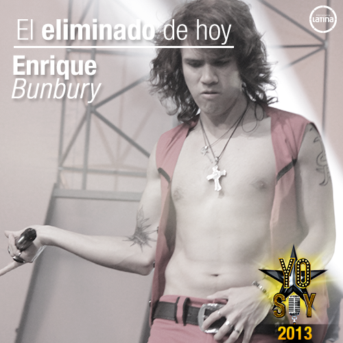 Latina_en's tweet image. Adiós #EnriqueBunbury :'( ¡¡Un talentazo deja esta #FinalYoSoy!! Muchas gracias @Carlomanfidel RT