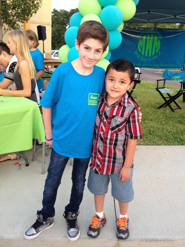 mrivera84's tweet photo. Nathan got to hangout with @themasoncook raise awareness #cf @macidrewery and eat @rustytacotyler @TCBYTyler, http://t.co/2wZonTa1ps