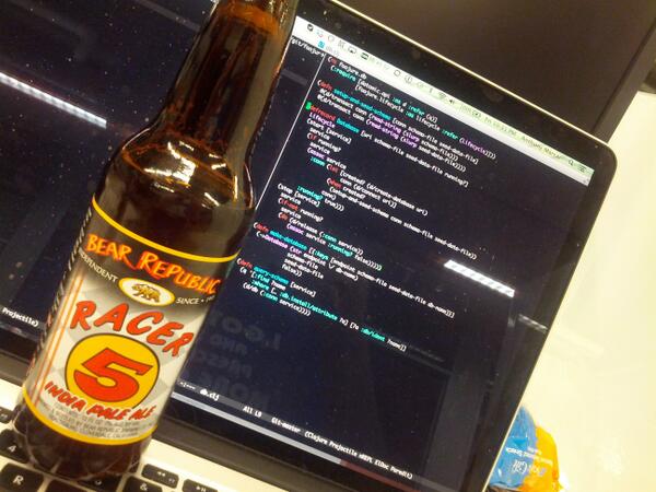 Moocar's tweet image. The #clojurecup continues w/ @onurbon @akatov @adamtait