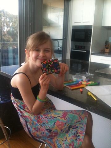 AileenJJones's tweet photo. Grand final day art work http://t.co/nxGy9ywqDA