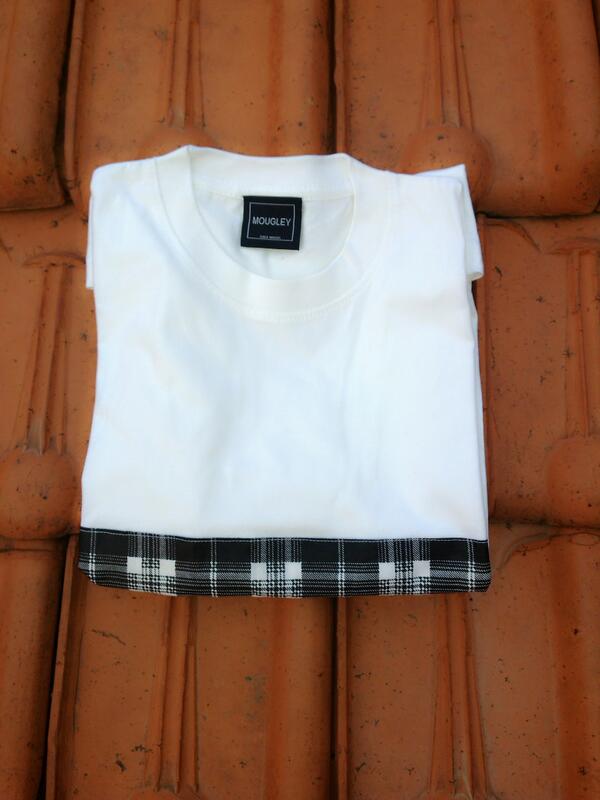 [AVAILABLE] Stripe Tartan • Tees • White • S/M/L/XL • 90K • order 085710542812 / 7538791B