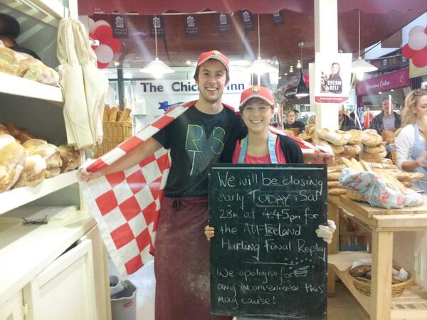 Best of luck to Jimmy Barry-Murphy and the Cork team today! #hurling #All-Irelandfinal