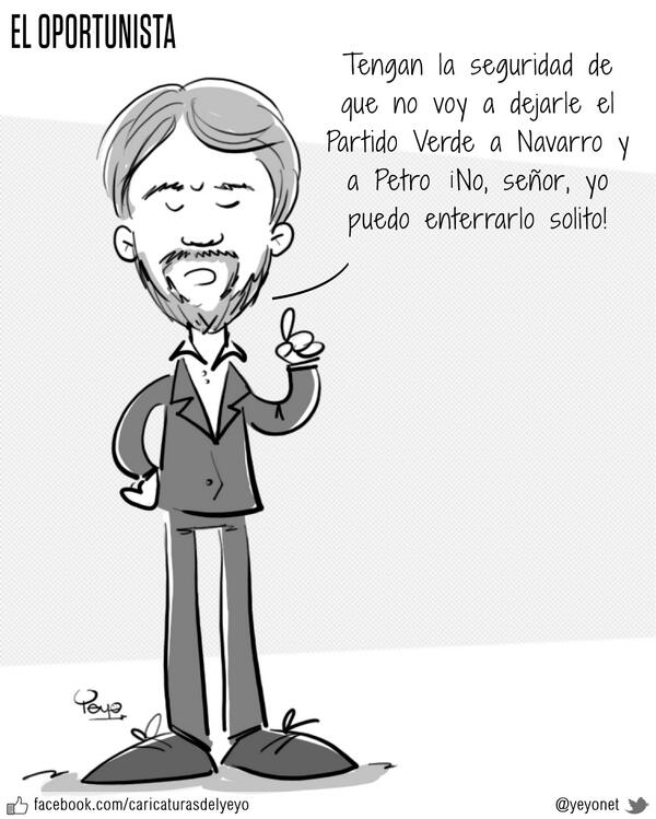 yeyonet's tweet photo. Lo que me gusta de la Unión entre Verdes y Progresistas es que Peñalosa no a sacar nada http://t.co/xCI7jHBev8