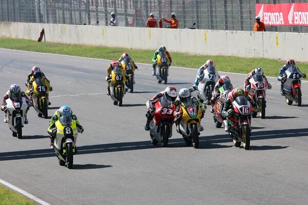 Partenza Mugello, piccolo contatto con flavio ferroni.!