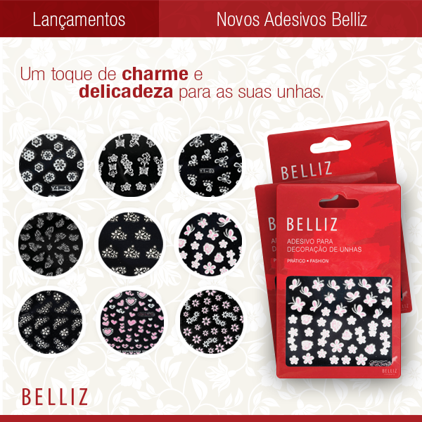 BellizCompany's tweet photo. A #Belliz traz um toque de delicadeza e modernidade para suas unhas. Já conferiu? http://t.co/7wpQD33Ini