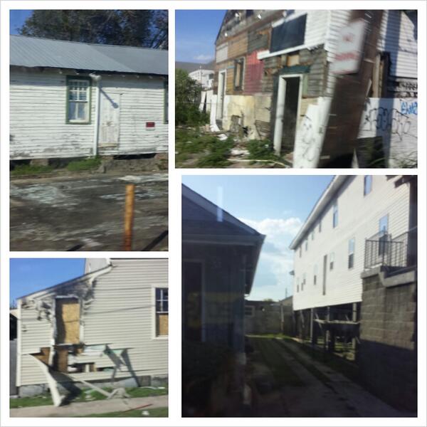 ShySpeaks's tweet image. Touring the 9th Ward of New Orleans, LA and some effects of Hurricane KaTrina. Shot gun Homes. #Damage &amp;amp; #Remodle