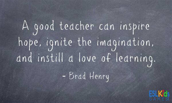 eslkidsgames's tweet photo. #ESLQuotes #Teaching #ESL #Quote http://t.co/0F1GCt1x5u