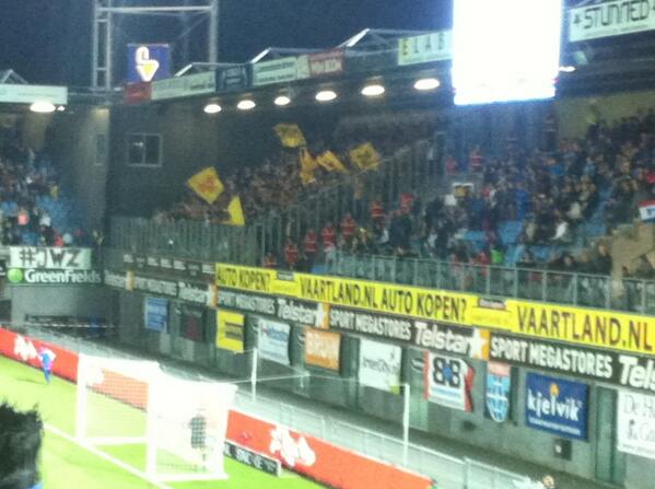 ronaldbrabant's tweet image. NAC wordt vanavond in Zwolle gesteund door 500 fans. Vol uitvak. #ob #NACpraat #zwonac