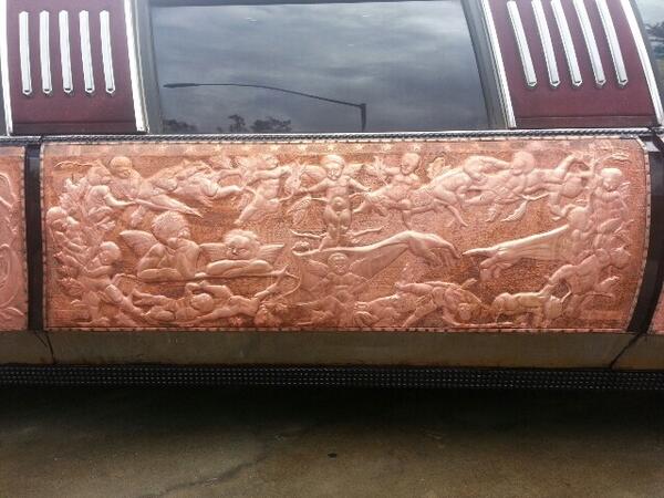 ProjectLimo's tweet photo. @metmuseum art on a limo http://t.co/EOcJy2KxxT