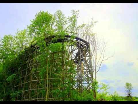 _Diego2004's tweet photo. Montaña rusa abandonada en estados unidos http://t.co/ZoVYlsP7wr