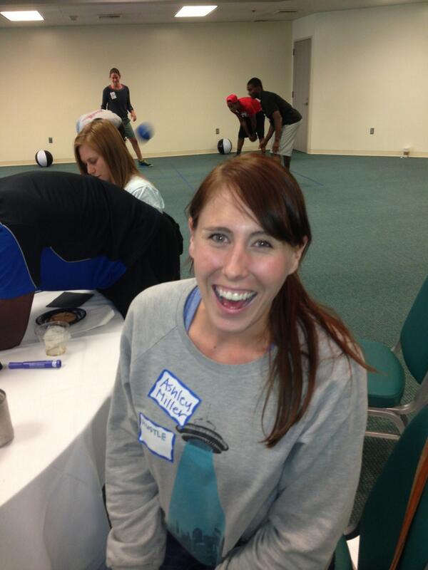 Spotted: Ashley Miller from @theServiceBoard at @CoachAcross @Up2UsSports LA training #ChangeThruSport